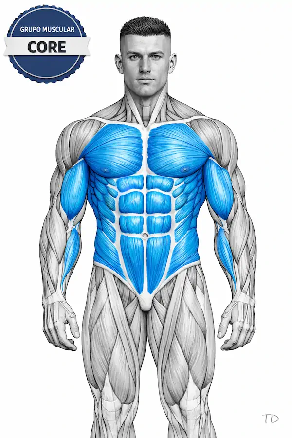 Prancha Abdominal Musculos trabalhados