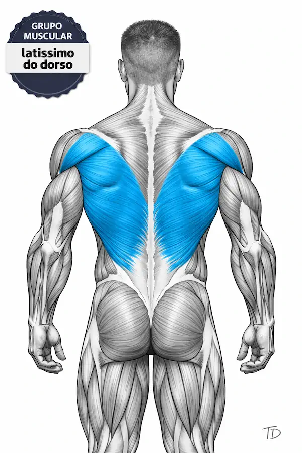 Barra Fixa (Pull-up) Musculos trabalhados